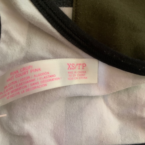 Pink Victoria Secret Green Sports Bra - Picture 2 of 3